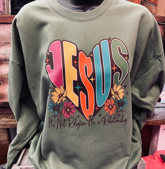 Jesus Crewneck