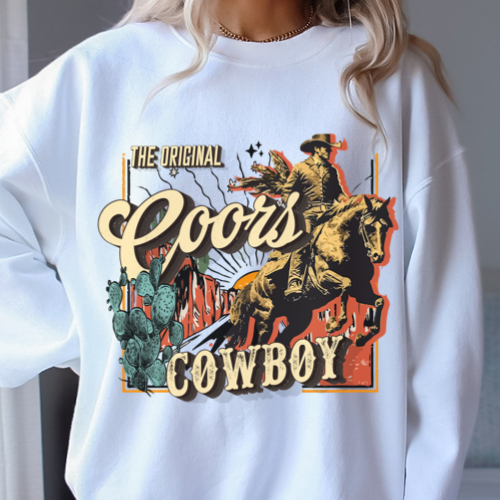 The Coors Cowboy crewneck