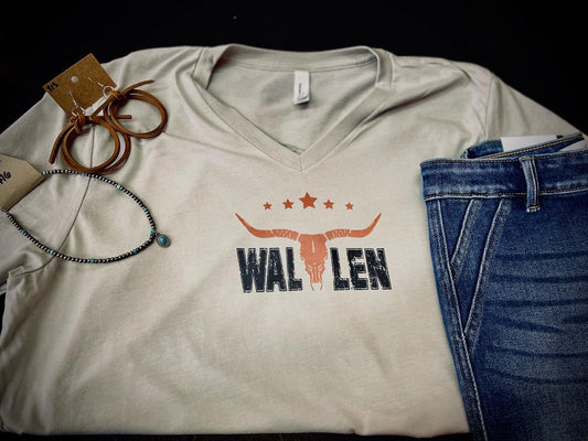 Wallen front and back tee